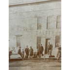 Original 1900s Curtiss Wisconsin Hall & Saloon Cabinet Photo Tavern Clark County