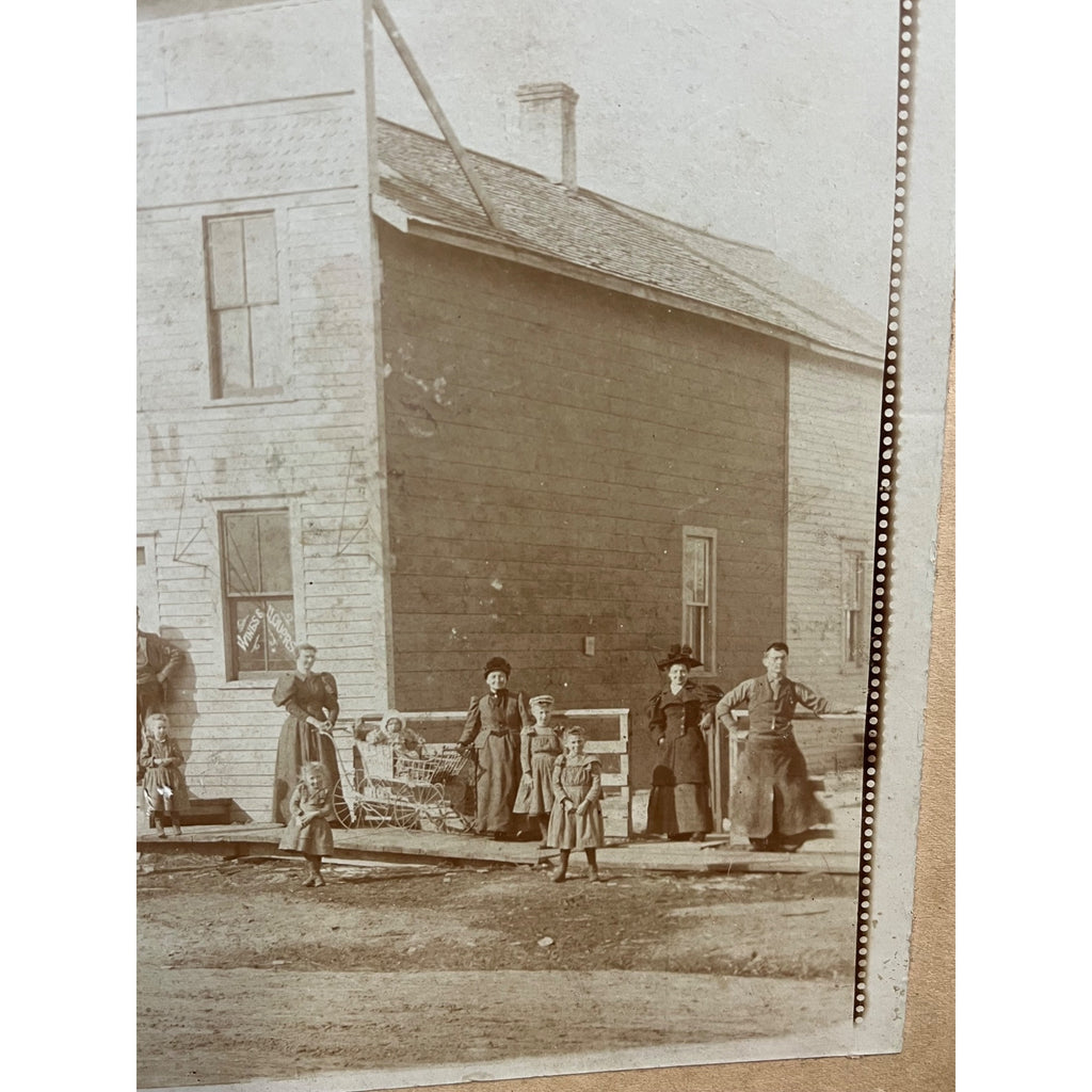 Original 1900s Curtiss Wisconsin Hall & Saloon Cabinet Photo Tavern Clark County