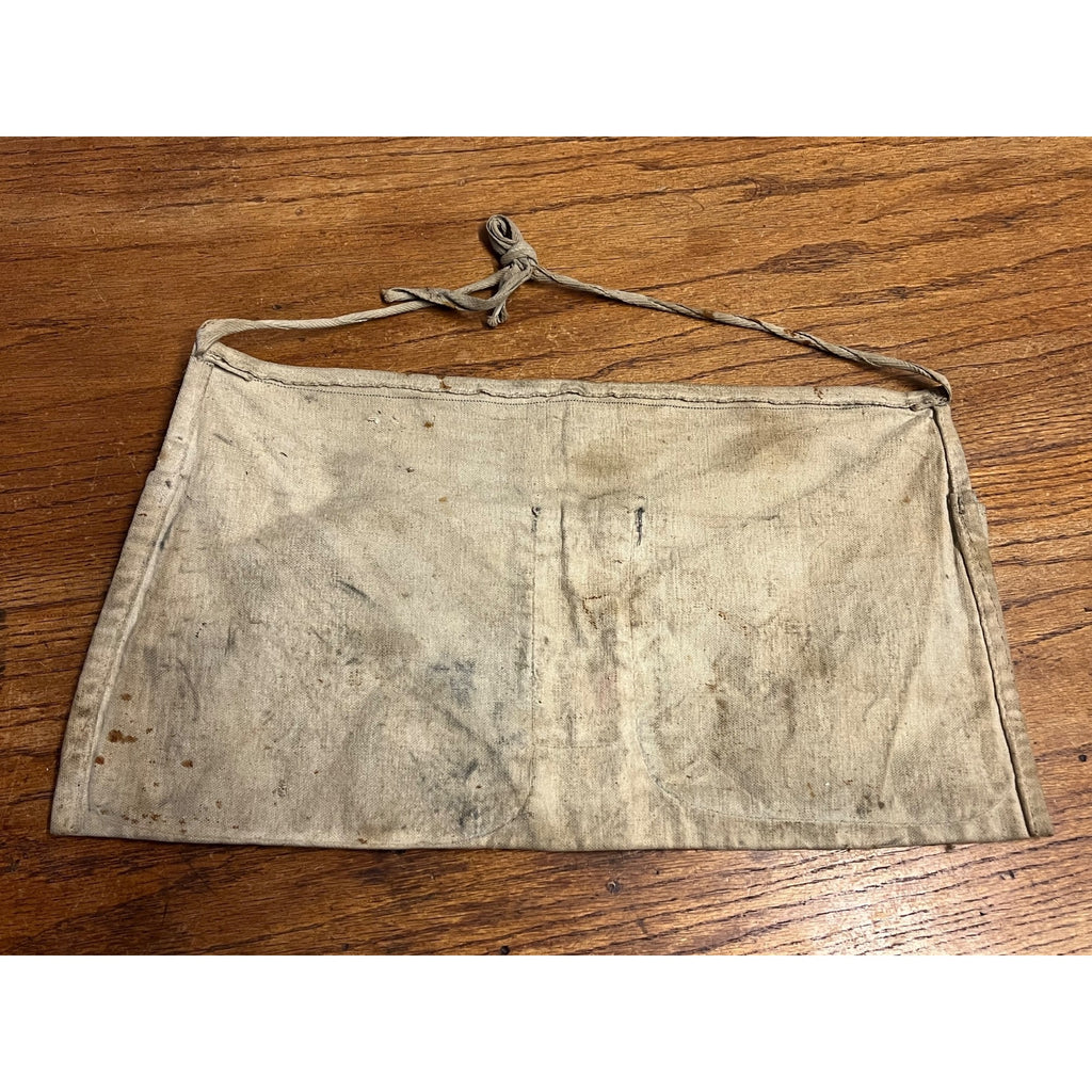 Vintage Jorgenson Lumber Co. Advetising Cloth Nail Apron Belt Fond du Lac WI