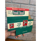 Vintage Seven Up 7up NOS Soda Carrier Totes Advertising Bottle Carrier