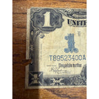 1899 $1 Black Eagle Silver Certificate Large Size US Bank Note United States