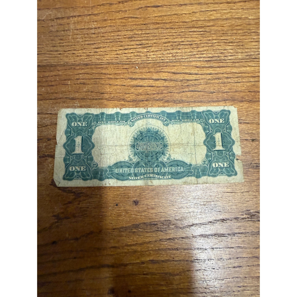 1899 $1 Black Eagle Silver Certificate Large Size US Bank Note United States