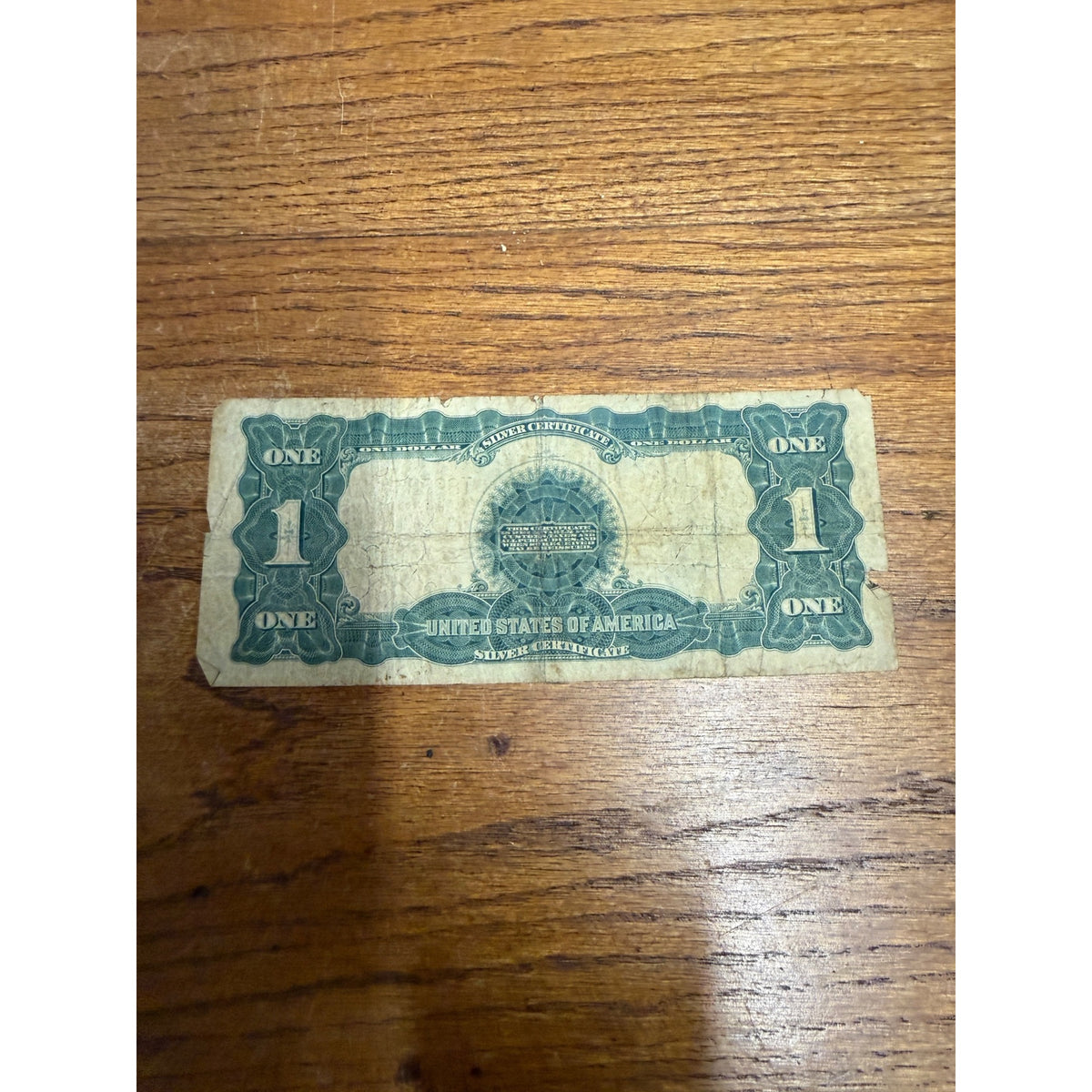1899 $1 Black Eagle Silver Certificate Large Size US Bank Note United States