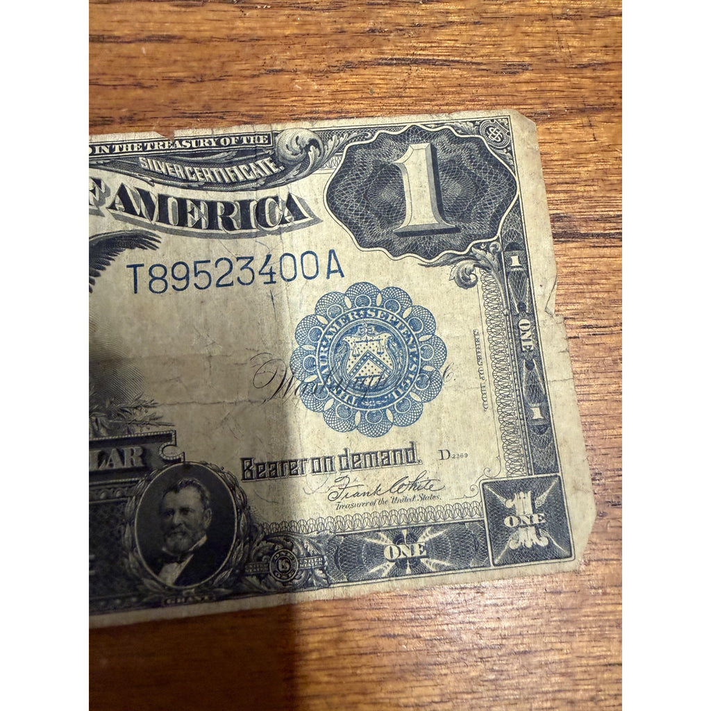 1899 $1 Black Eagle Silver Certificate Large Size US Bank Note United States