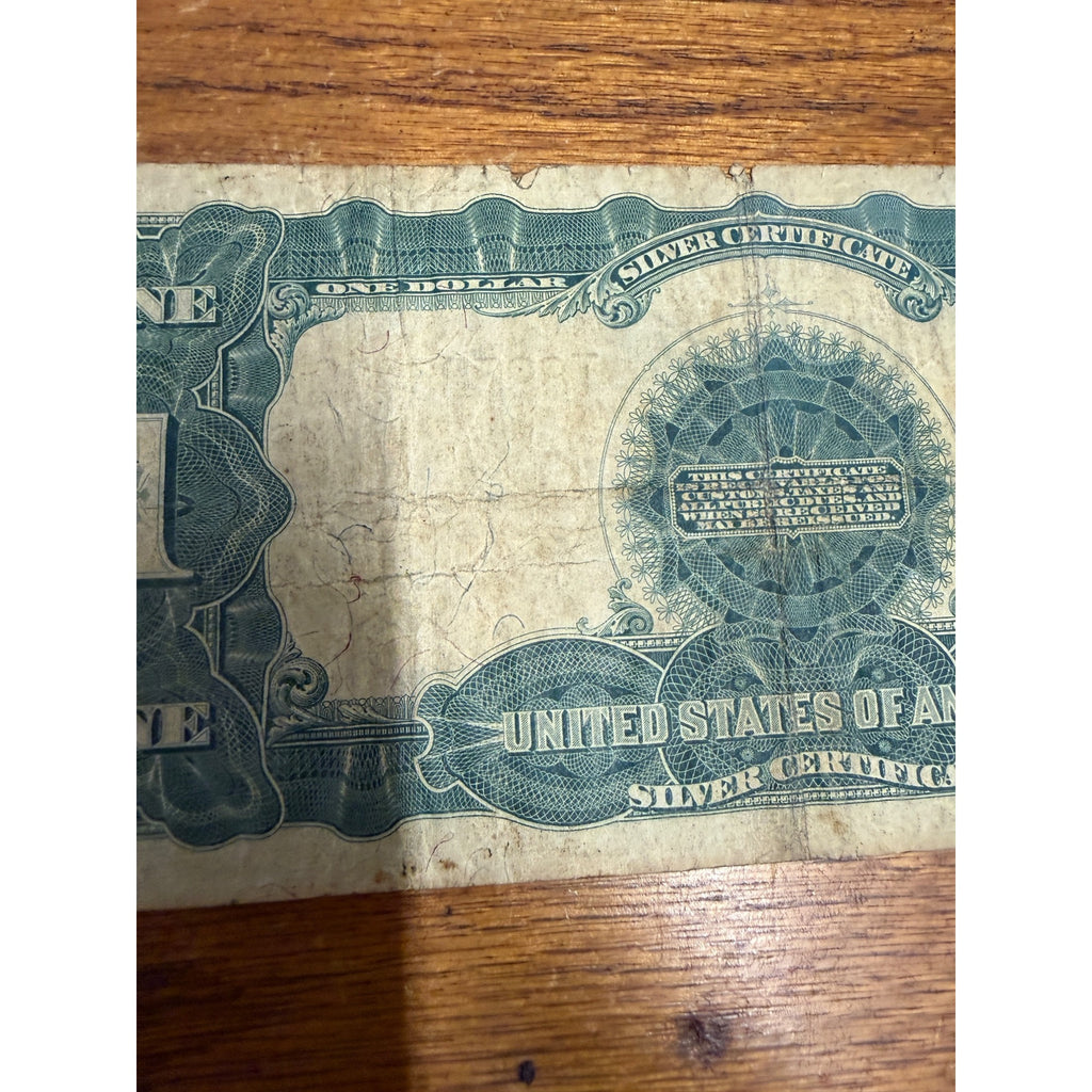 1899 $1 Black Eagle Silver Certificate Large Size US Bank Note United States