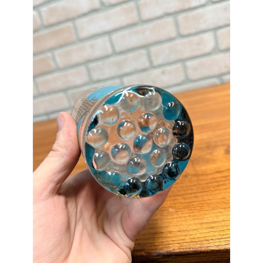 Vintage Roerig Pfizer Apothecary Pharmacy Rx Gold Trim Highball Glass (1) Single