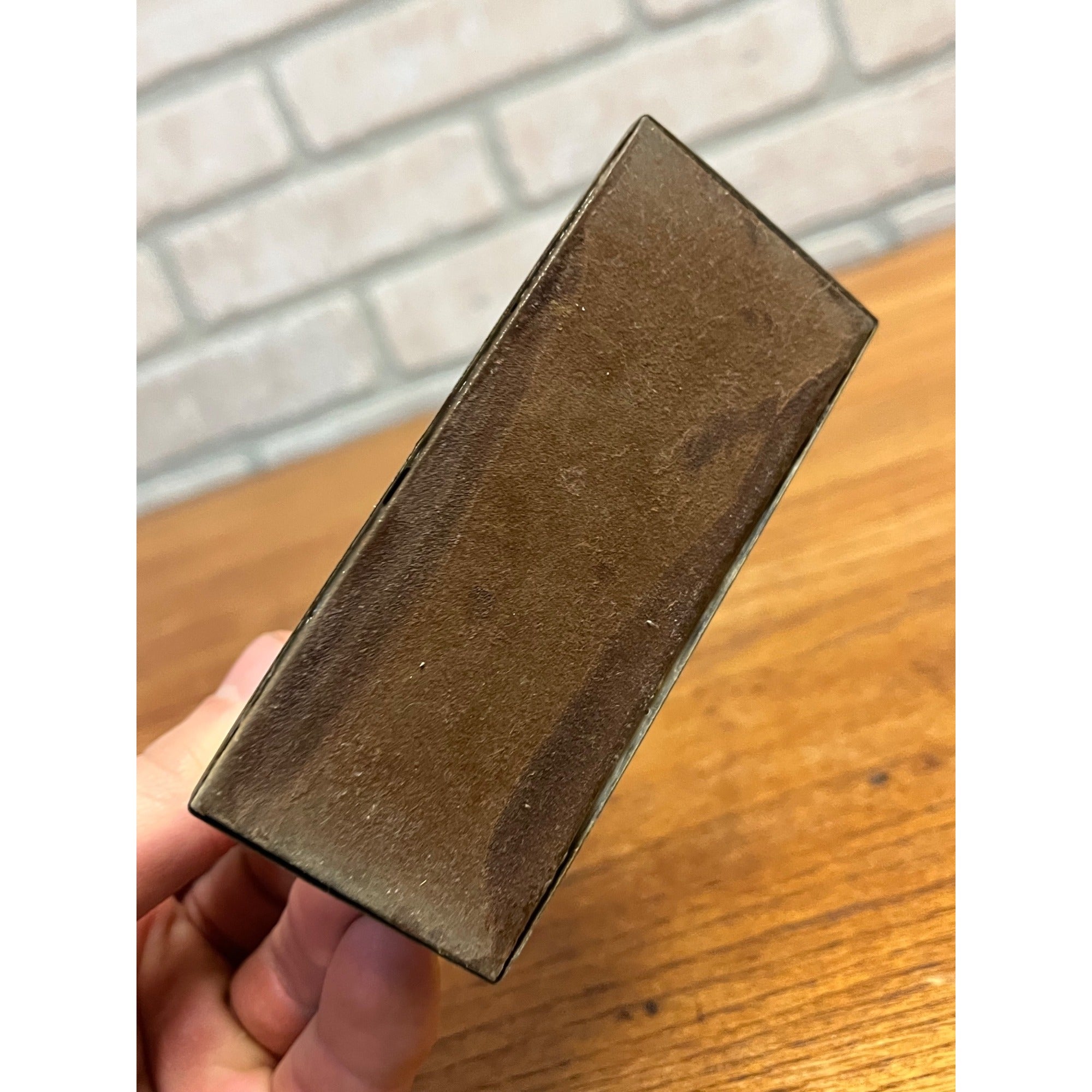 Vintage 1940s Brass Perpetual Desk Calendar ART DECO Sliding