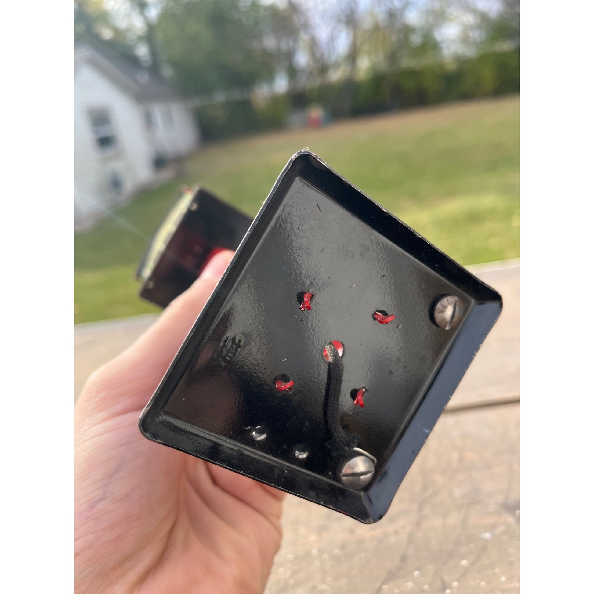 Vintage Marx O-Scale Lighted 413 Switch Switchman Yard Tower Tin Litho Toy Train