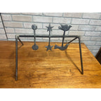 Antique Cast Iron Evans Shooting Gallery Target Set Carnival Circus Game Chicago