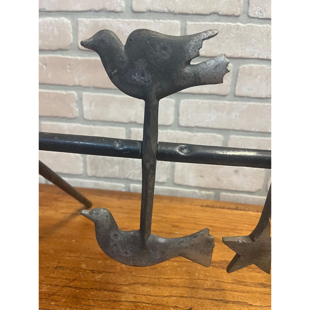 Antique Cast Iron Evans Shooting Gallery Target Set Carnival Circus Game Chicago