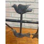 Antique Cast Iron Evans Shooting Gallery Target Set Carnival Circus Game Chicago