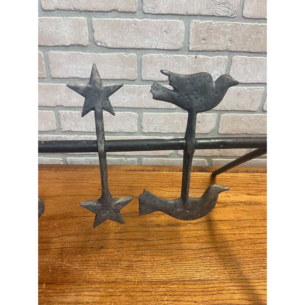 Antique Cast Iron Evans Shooting Gallery Target Set Carnival Circus Game Chicago