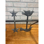 Antique Cast Iron Evans Shooting Gallery Target Set Carnival Circus Game Chicago