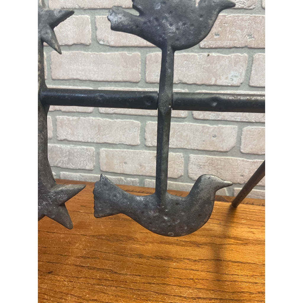 Antique Cast Iron Evans Shooting Gallery Target Set Carnival Circus Game Chicago
