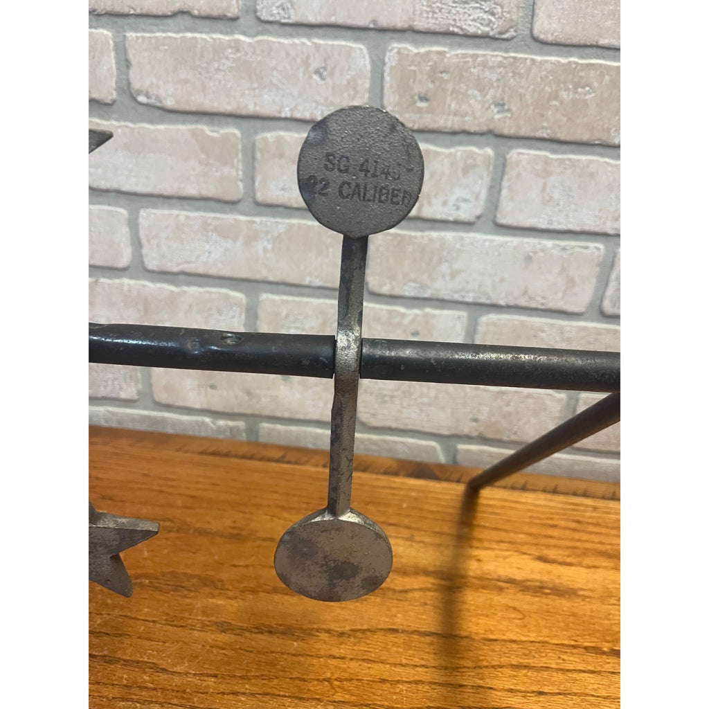 Antique Cast Iron Evans Shooting Gallery Target Set Carnival Circus Game Chicago