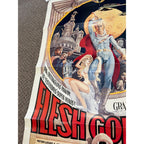 Vintage 1974 Flesh Gordon One-Sheet Original Movie Poster 27x41