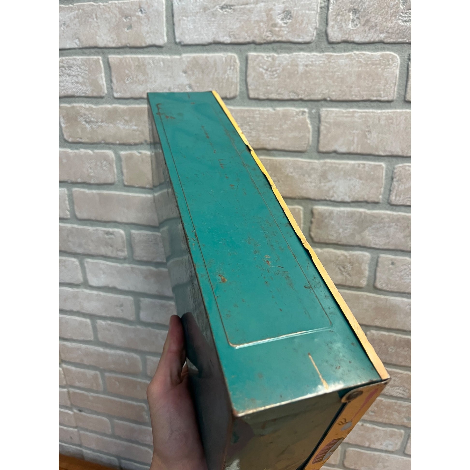 Vintage Howdy Doody Official Ranch House Metal Tool Box w/ Tools 1950s