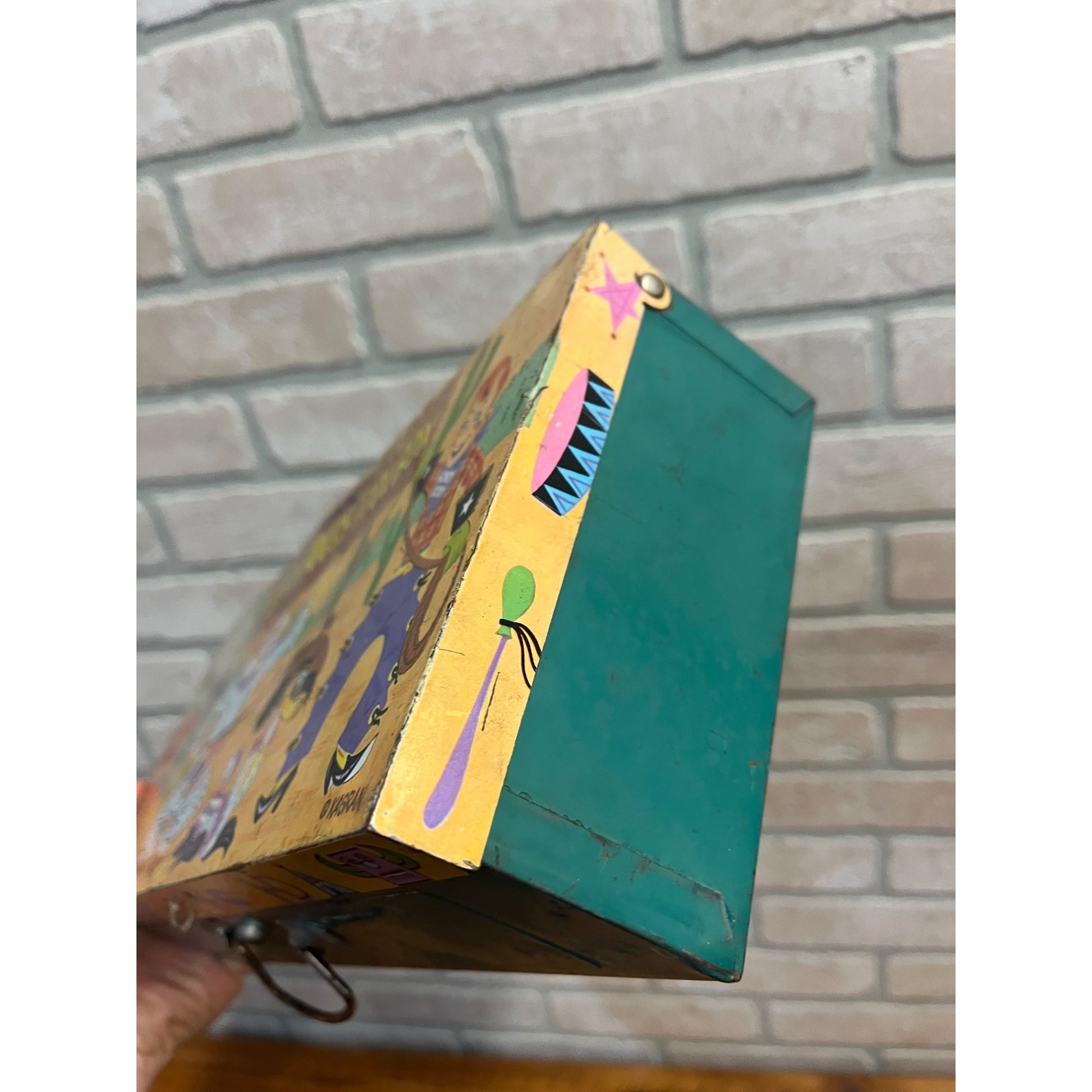 Vintage Howdy Doody Official Ranch House Metal Tool Box w/ Tools 1950s