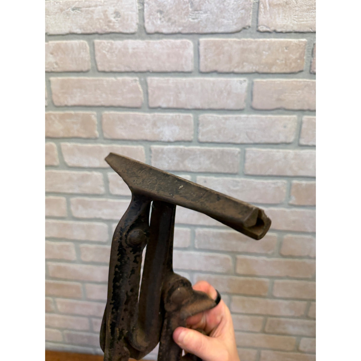 Antique Saw Blade Sharpening Bench Mount Vise 9.5" Jaws Unbranded