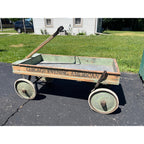 Vintage Early 1900s Chicago Evening American Newspaper Delivery Wagon Newsboy