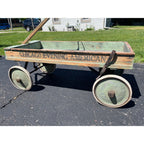 Vintage Early 1900s Chicago Evening American Newspaper Delivery Wagon Newsboy
