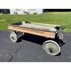 Vintage Early 1900s Chicago Evening American Newspaper Delivery Wagon Newsboy