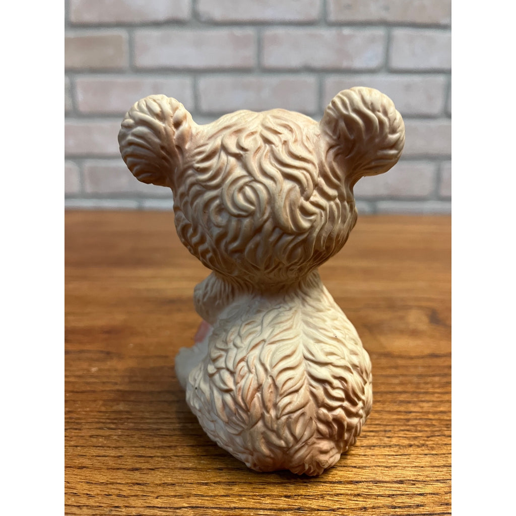 Vintage Edward Mobley Squeak Toy Bear W Honey Pot rubber 5.5" Squeaky Works