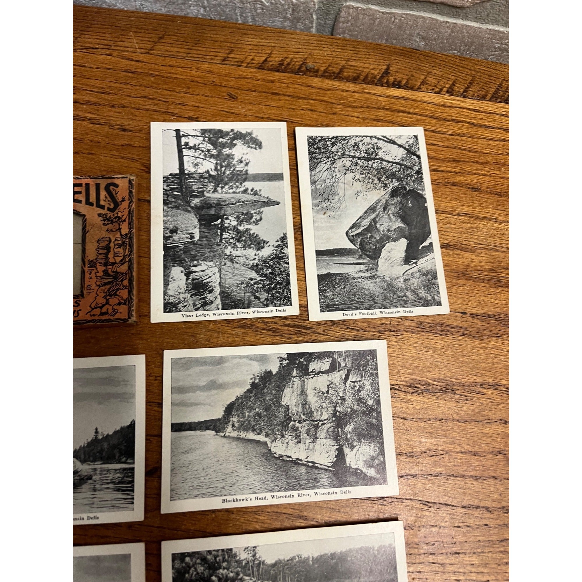 Vintage Wisconsin Dells Souvenir Phototone Postcards Pack 18 Cards