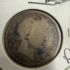 1899 Barber Quarter United States Silver Coin Circulated