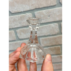 Vintage Childs Miniature Glass Candle Sticker Holder