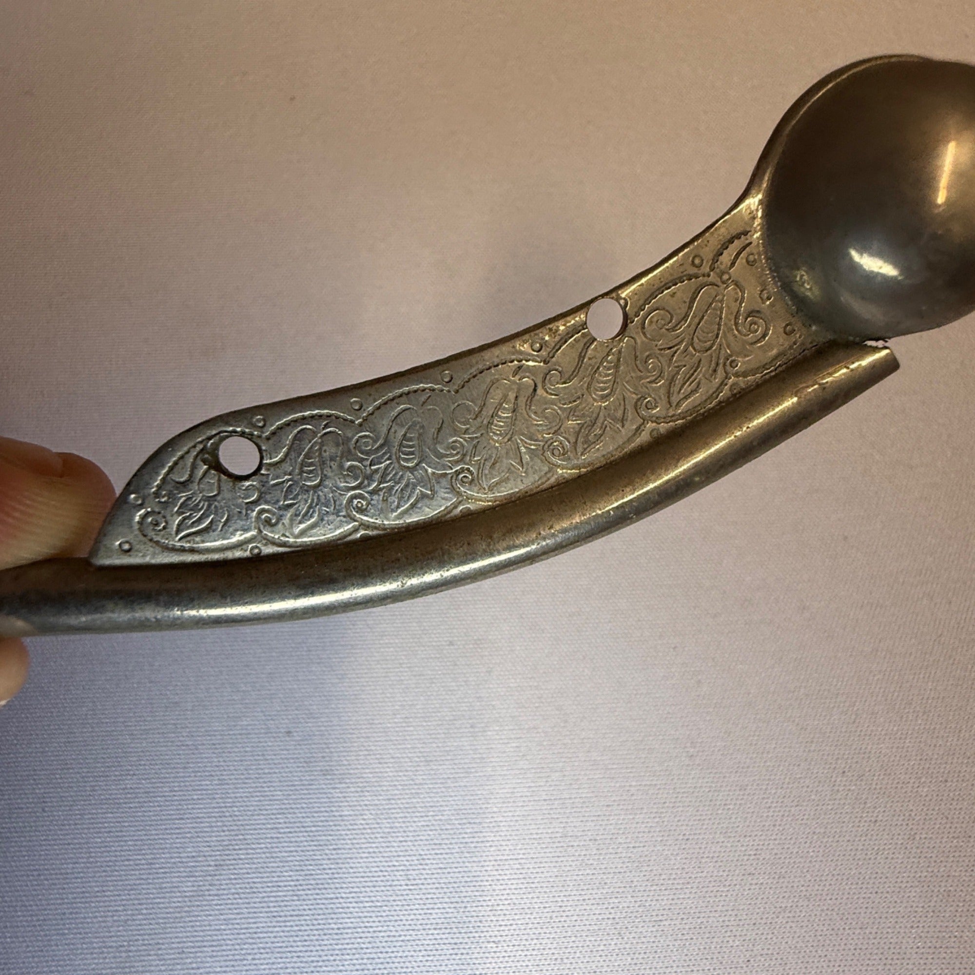 Vintage WWI Era Navy Bosun's Whistle - England British - 4.5" Long
