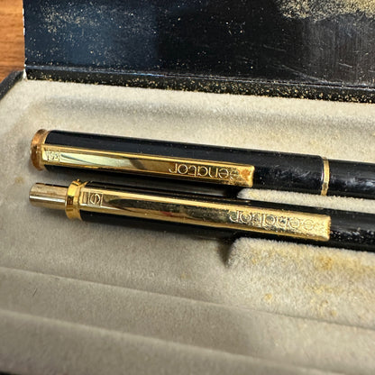 Vintage Cross 1/20 10k Gold Filled Pen Pencil Set + Bella Mento Pen, Senator Spain ++