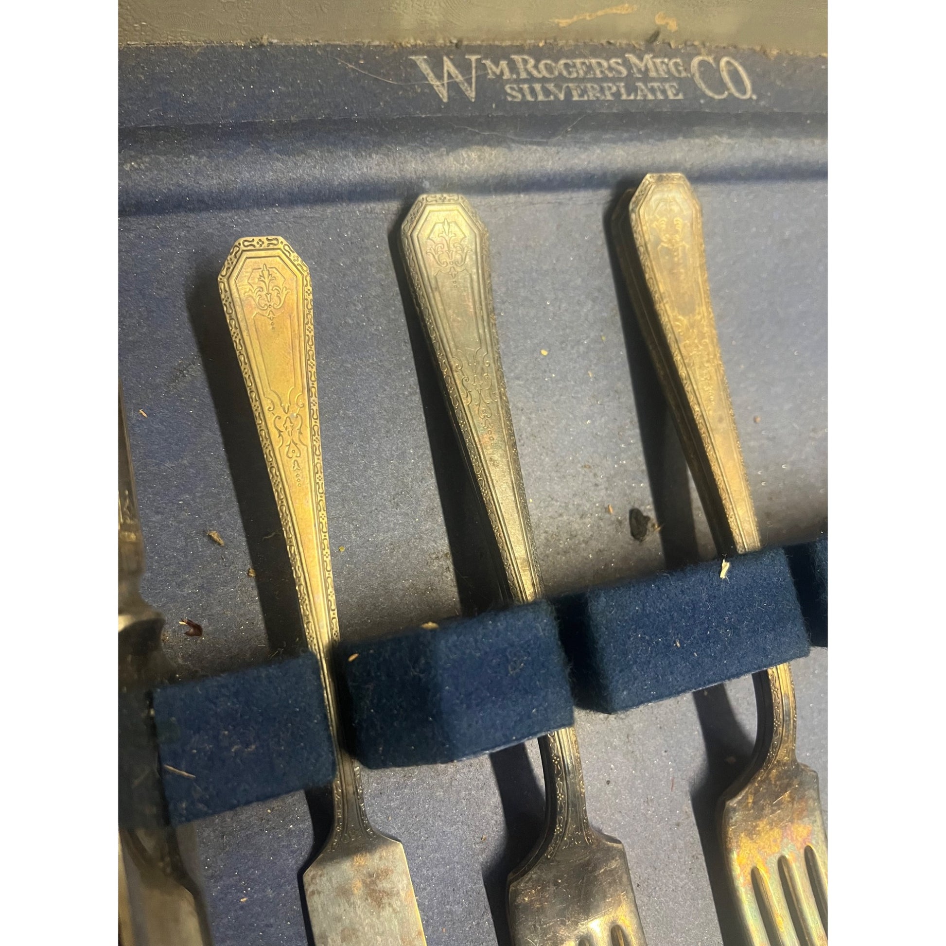 RARE Vintage J.C. Penney Co. Store 25th Anniversary Rogers SIlver Plate Flatware Partial Set