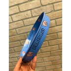 Vintage Delirium Beer Serving Tray Advertising Blue Pink Elephant