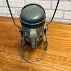 Vintage Battery Lantern Flashlight Metal Camping Railroad Utility Light