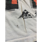 Vintage 90s Miami Hurricanes T-Shirt Mens XL NCAA Apex Single Stitch All Over Print