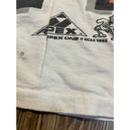 Vintage 90s Miami Hurricanes T-Shirt Mens XL NCAA Apex Single Stitch All Over Print