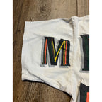 Vintage 90s Miami Hurricanes T-Shirt Mens XL NCAA Apex Single Stitch All Over Print