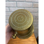 Antique Brass Apothecary Mortar and Pestle Pharmacy Drug Store Large 5"