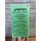 Vintage 1940s South Milwaukee & Cudahy Directory Street Guide Booklet Travel