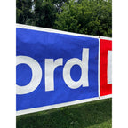 Vintage 1976 Gerald Ford And Bob Dole Presidential Campaign Banner Sign Original