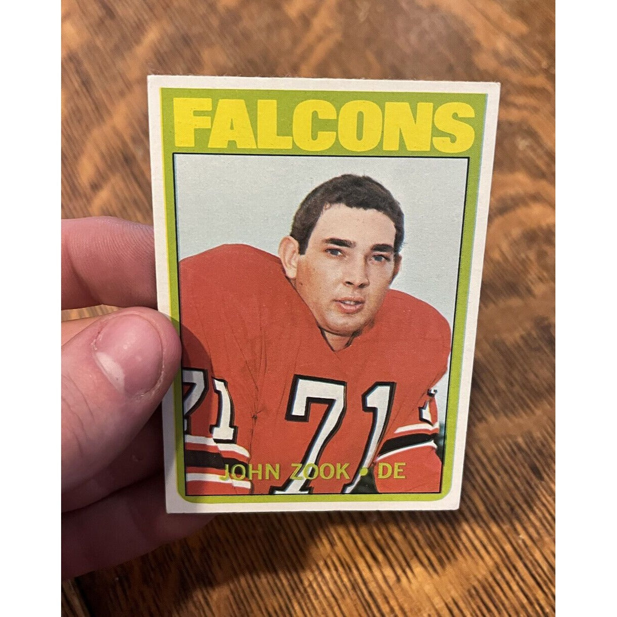 1972 Topps Football #91 John Zook NM/MT