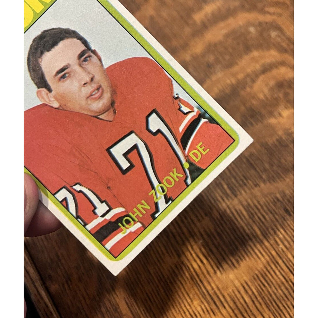 1972 Topps Football #91 John Zook NM/MT