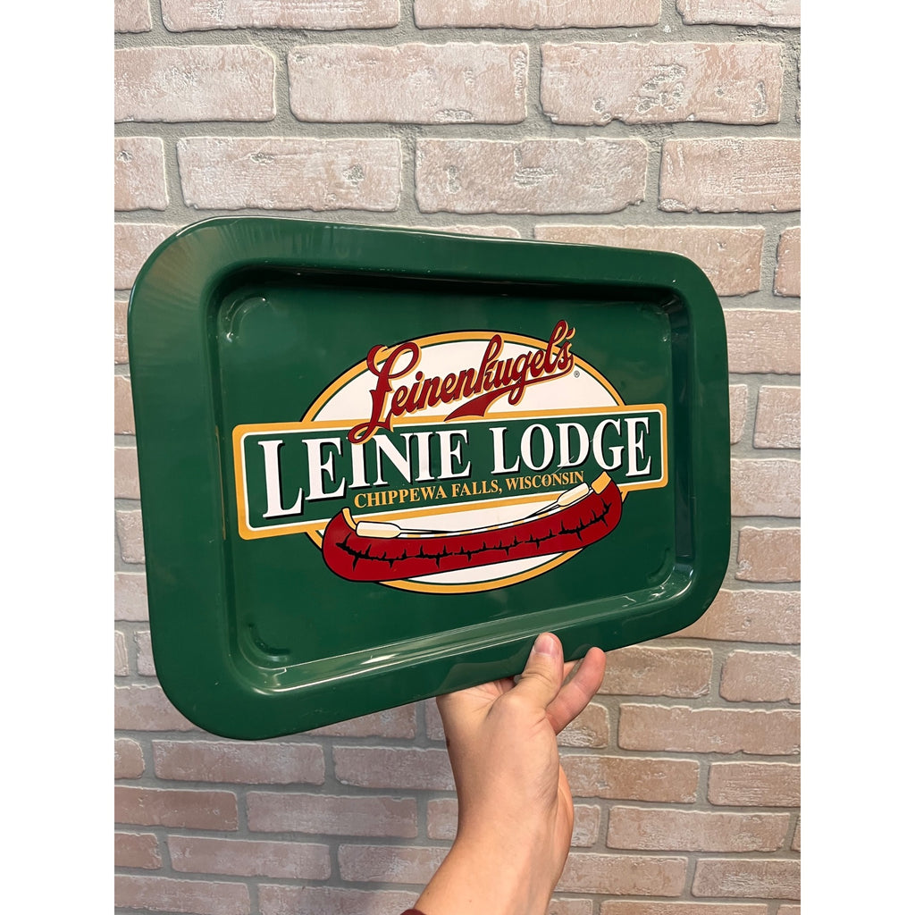 Vintage Jacob Leinenkugel Brewing Co. Rectangular Serving Tray Leinenkugel's Leinie Lodge Chippewa Falls, WI