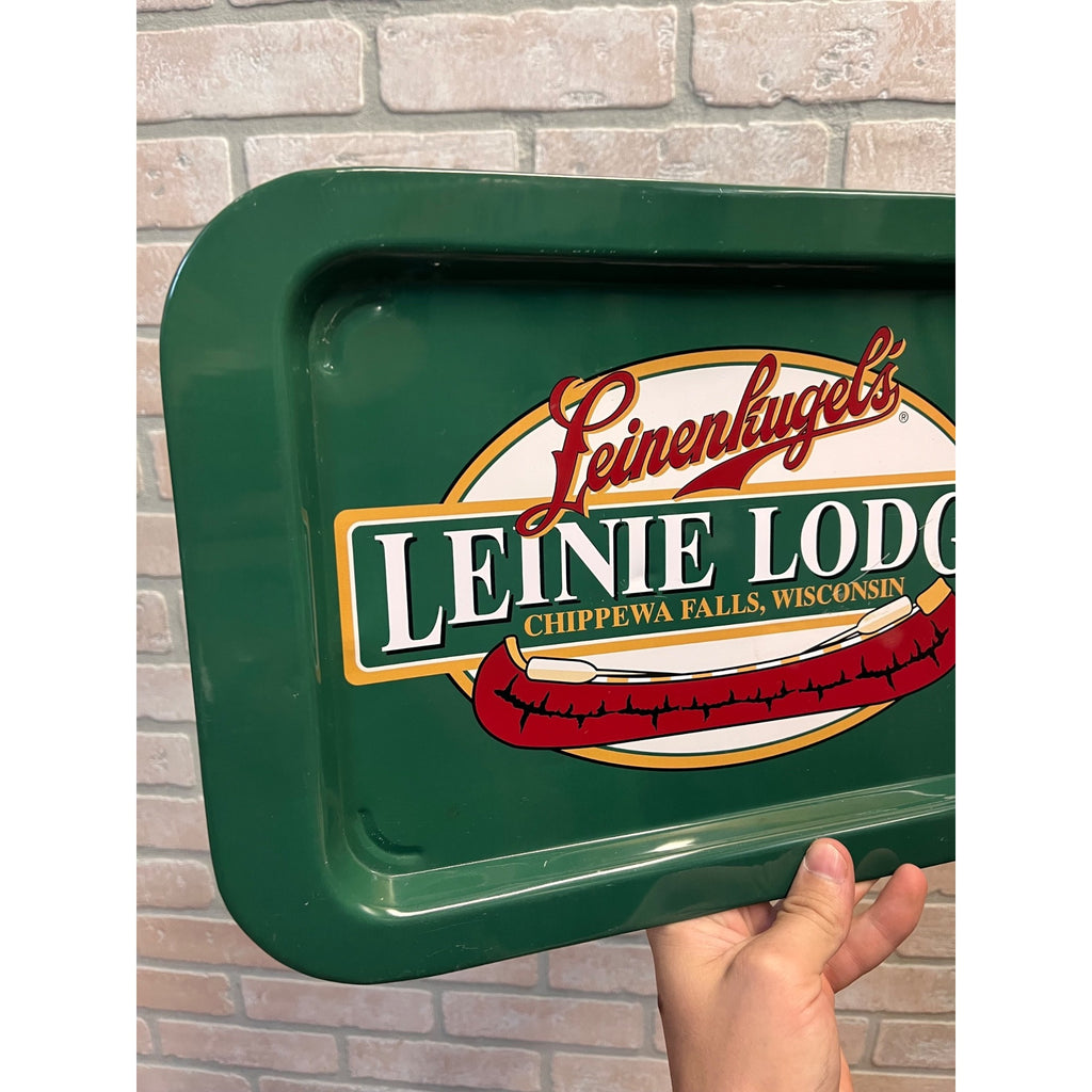 Vintage Jacob Leinenkugel Brewing Co. Rectangular Serving Tray Leinenkugel's Leinie Lodge Chippewa Falls, WI