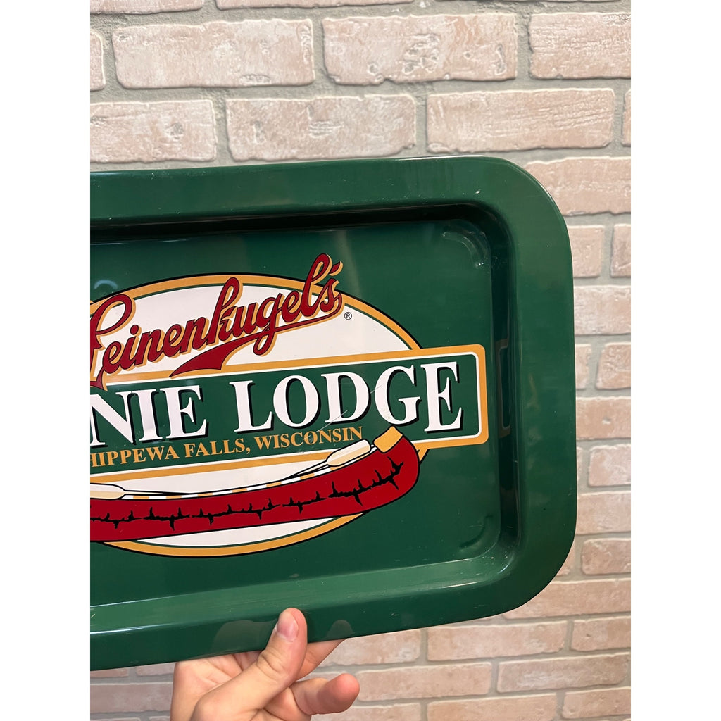 Vintage Jacob Leinenkugel Brewing Co. Rectangular Serving Tray Leinenkugel's Leinie Lodge Chippewa Falls, WI