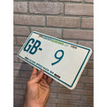 Vintage Metal License Plate Grand Bahama Freeport/Lucaya Vintage Speed Week '84 GB- 9
