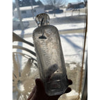 L. Werrbach c1890s Milwaukee Wis Embossed Soda Bottle Blob Top Hutchinson