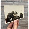 Vintage 1909 Kilbourn Wisconsin RPPC Postcard School Building Wisconisn Dells