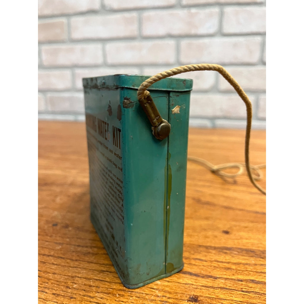 RARE WWII Army Air Forces DRINKING WATER KIT USAF - Opened - Survival Kit